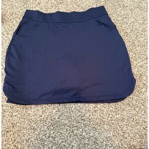 Peter Millar Golf Tennis Skirt Skort Size Medium Navy Blue